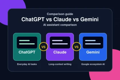 ChatGPT vs Claude vs Gemini comparison — everyday AI tasks, long-context writing, and Google ecosystem AI