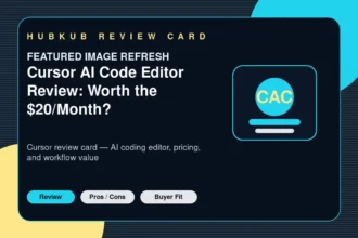 Cursor AI Code Editor Review: Worth the $20/Month? — editorial review card showing the product category, key review criteria, and buyer-fit signals