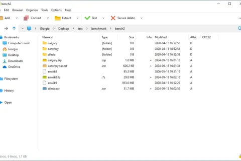 PeaZip archive manager interface and branding