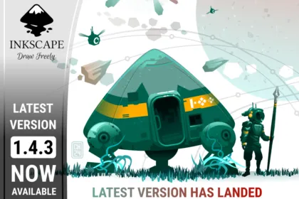 Official Inkscape 1.4.3 release artwork from the official website
