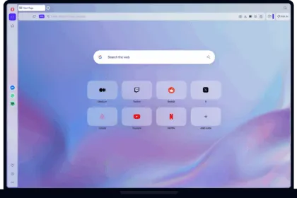 Official Opera browser hero image from the official Opera website