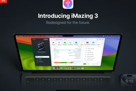 Official iMazing desktop screenshot from the iMazing press kit