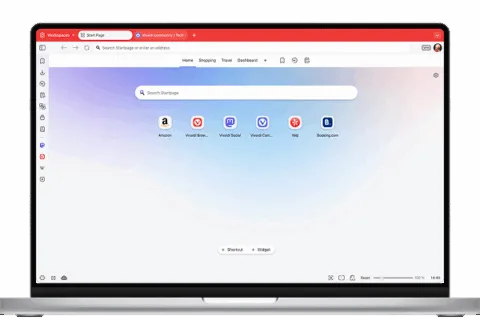Official Vivaldi browser desktop screenshot from the official download page