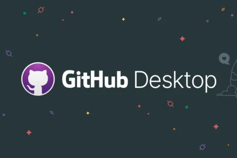 GitHub Desktop interface for commits and repository workflow
