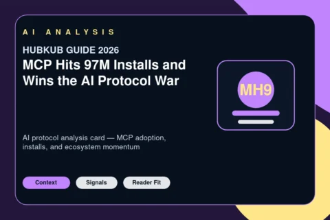 MCP Hits 97M Installs and Wins the AI Protocol War — editorial featured image showing the topic context, key signals, and reader intent