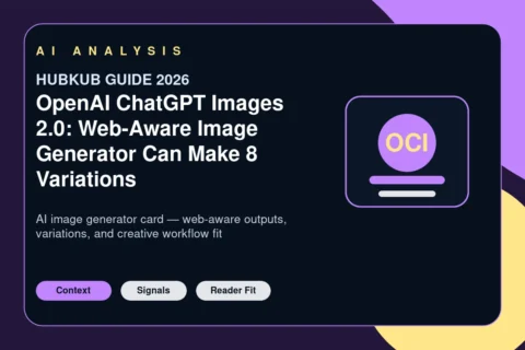 OpenAI ChatGPT Images 2.0: Web-Aware Image Generator Can Make 8 Variations — editorial featured image showing the topic context, key signals, and reader intent