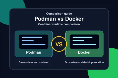 Podman vs Docker comparison — Daemonless and rootless versus Ecosystem and desktop workflow