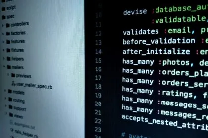 Person using AI tools for vibe coding
