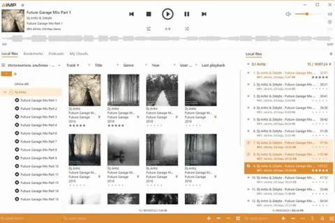 Official AIMP for Windows player screenshot from the AIMP website