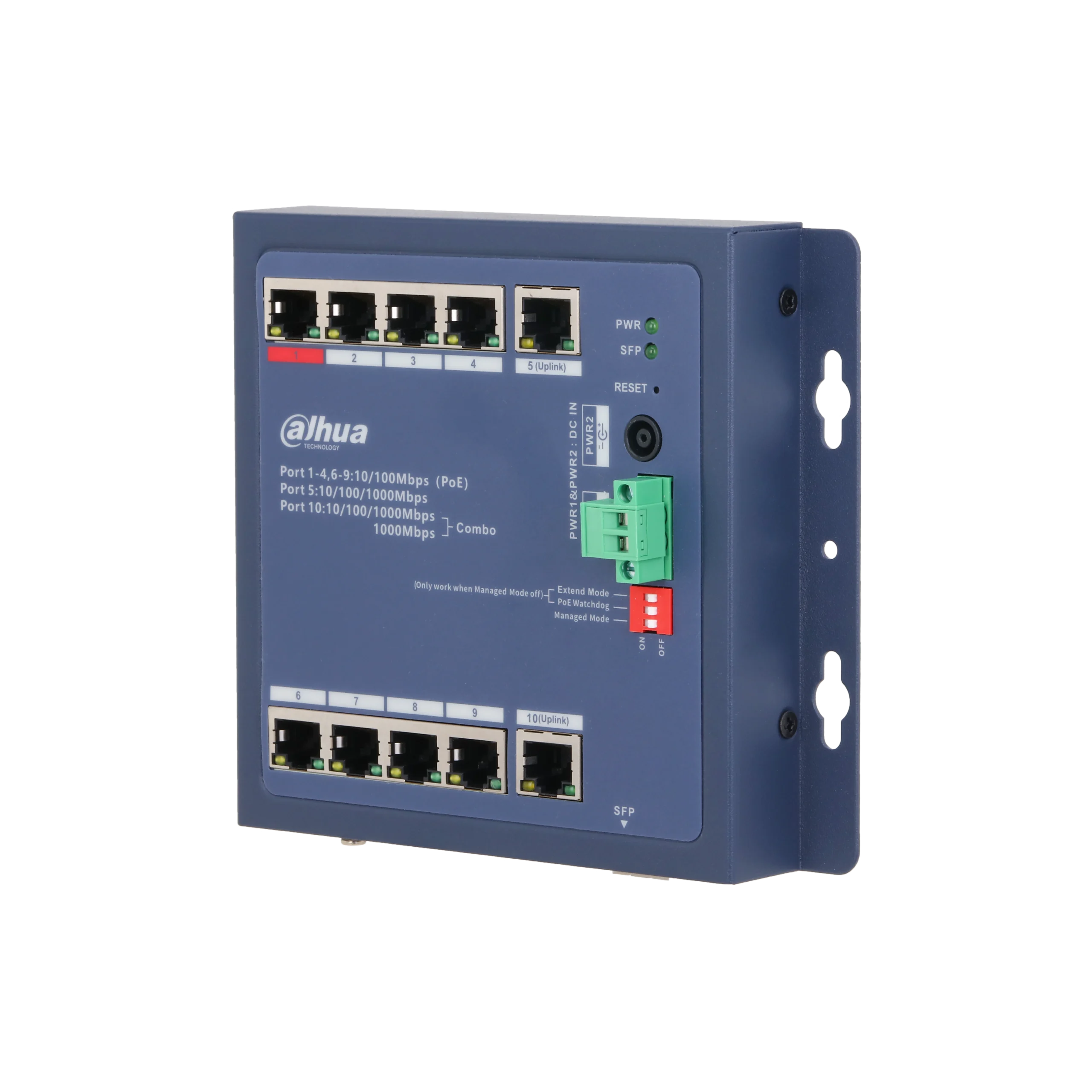 DAHUA CHS4110-8ET-90-F PoE Network Switch รูป 1