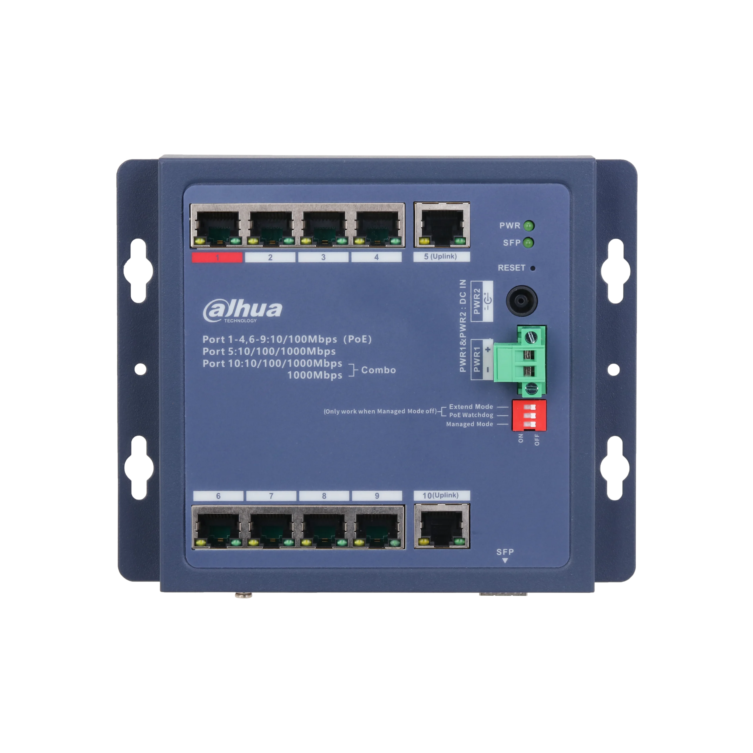 DAHUA CHS4110-8ET-90-F PoE Network Switch รูป 2