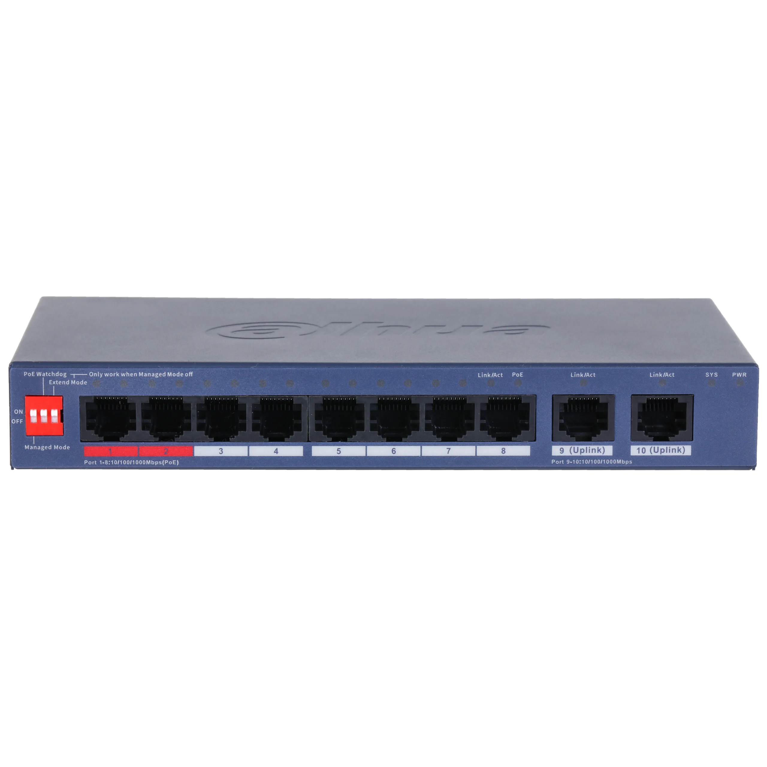 DAHUA DH-CS4010-8GT-110-V2 PoE Network Switch รูป 2