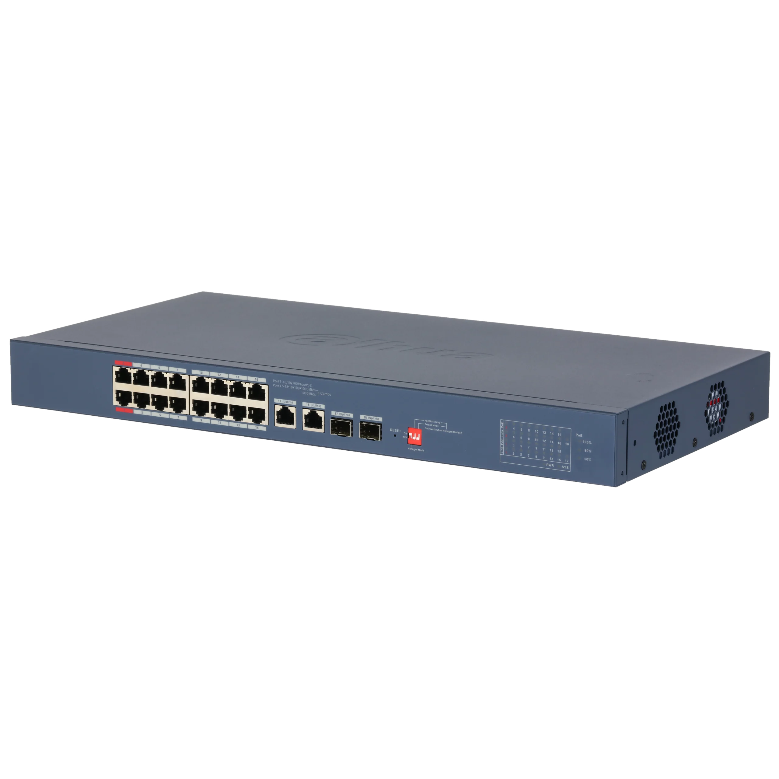 DAHUA DH-CS4218-16ET-240-V2 PoE Network Switch รูป 1