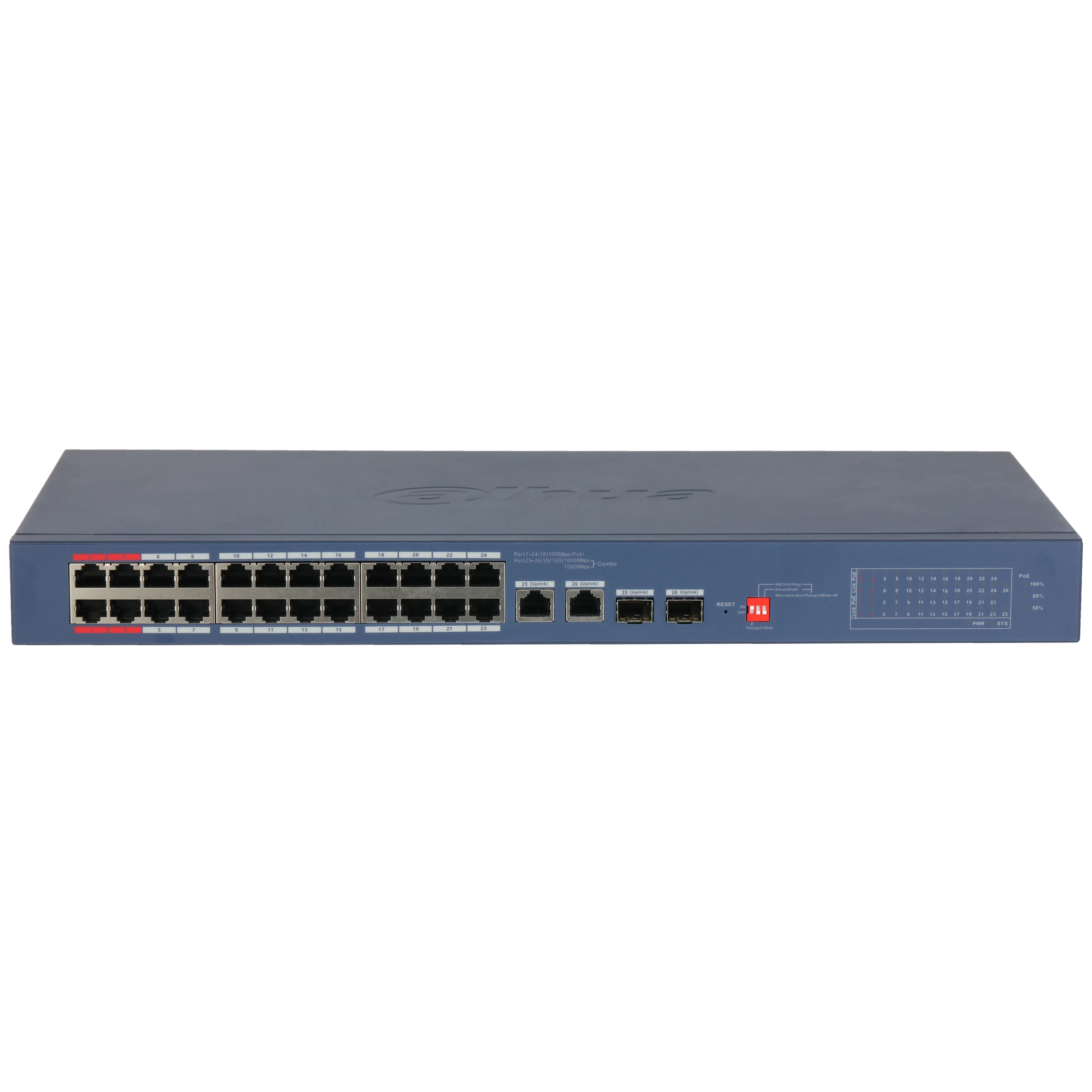 DAHUA DH-CS4226-24ET-375-V2 PoE Network Switch รูป 2