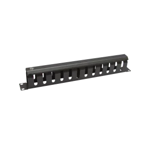 MAP M7-06003 Cable Management Panel With Cover Black